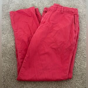 Vineyard Vines Men's Red Khaki Pants